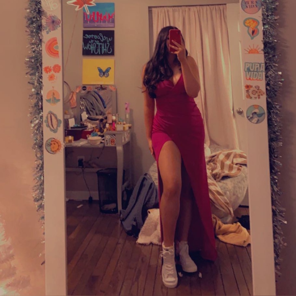 winter formal dress, worn once
